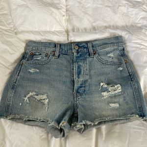 GAP 1969 Distressed Denim Jean Shorts
